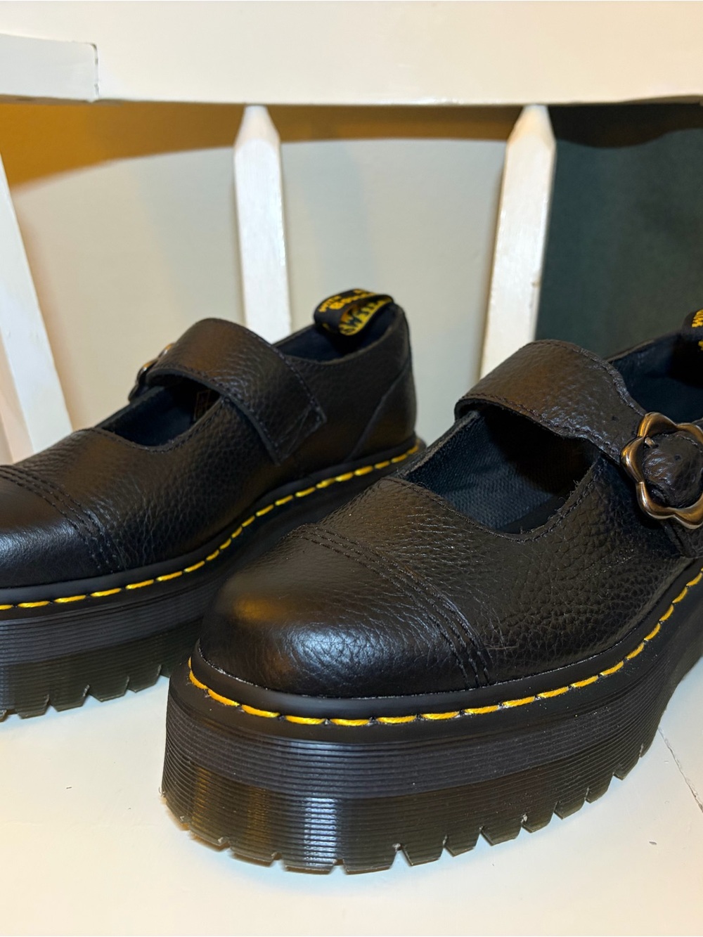 Dr. Martens Addina Flower Platform Mary Janes